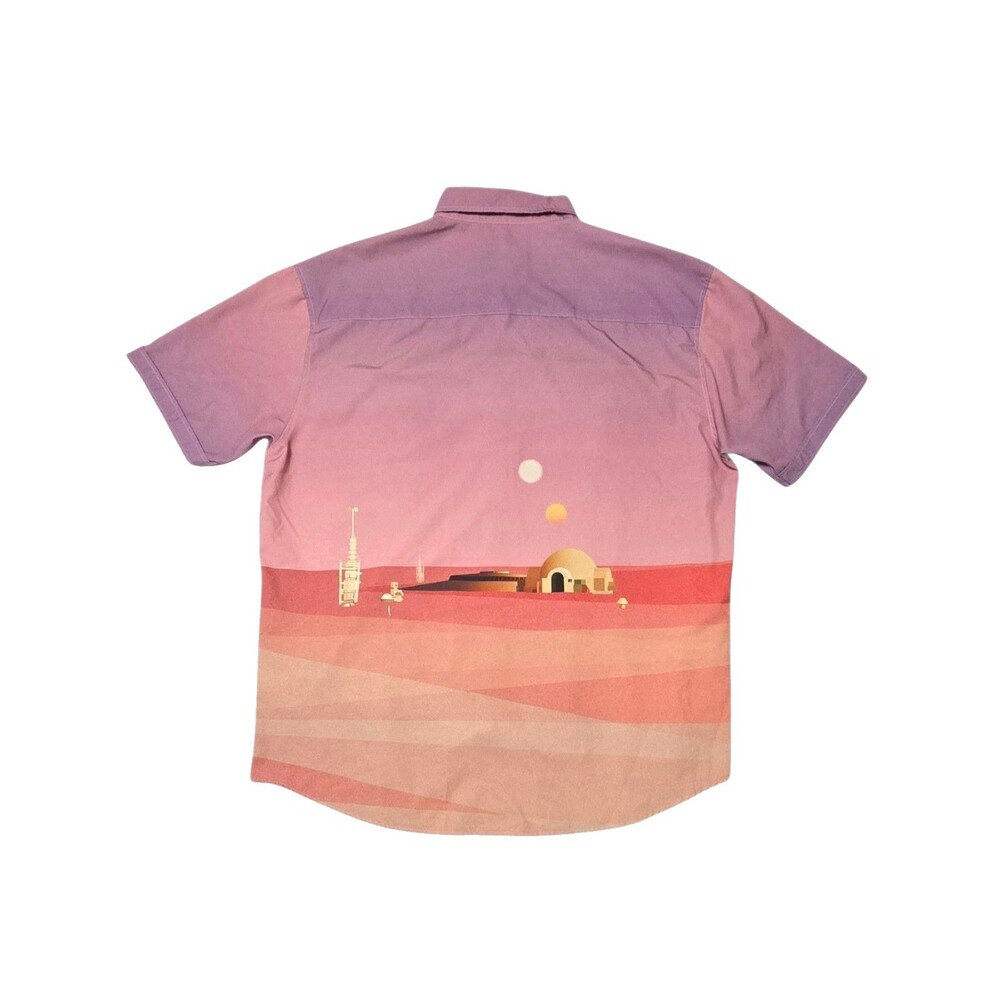 RSVLTS Star Wars Rising Suns Kunuflex Short Sleeve Shirt 2XL Tatooine Sunset - Picture 11 of 14